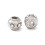 Pendentif intercalaire ronde + zirconium