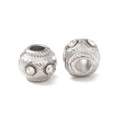Pendentif intercalaire ronde + zirconium
