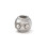 Pendentif intercalaire ronde + zirconium