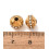 Pendentif intercalaire rondelle + zirconium