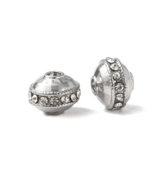 Pendentif intercalaire rondelle + zirconium