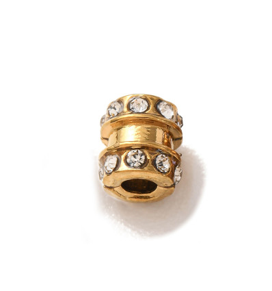 Pendentif intercalaire colonne + zirconium