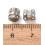 Pendentif intercalaire colonne + zirconium