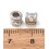 Pendentif intercalaire cylindre + zirconium