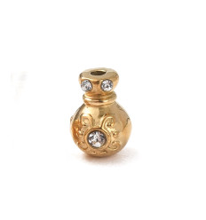 Pendentif intercalaire vase + zirconium