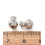 Pendentif intercalaire vase + zirconium