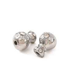 Pendentif intercalaire vase + zirconium