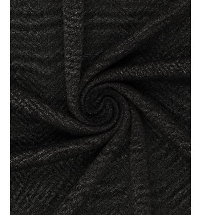 tissu chevron noir