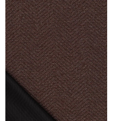 tissu chevron marron
