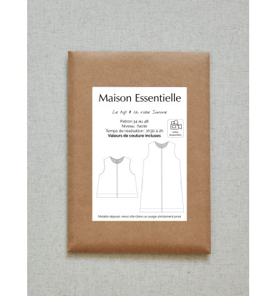 Patron “top & la robe SIMONE" - Maison Essentielle