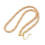 45cm - collier corde rose+vert
