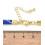 45cm - collier corde bleu ciel
