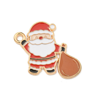 Pendentif maison de Noël émaillée