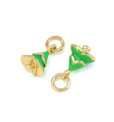 Pendentif sapin de Noël émaillé