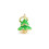 Pendentif sapin de Noël émaillé