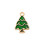Pendentif sapin émaillé