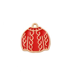 Pendentif pull de noël émaillé