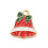 Pendentif cloche de noël émaillée