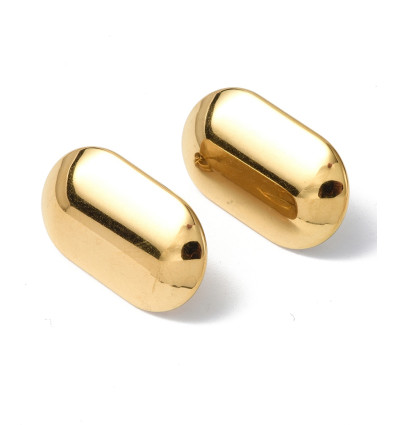 Supports boucles d'oreilles en acier (2pcs)
