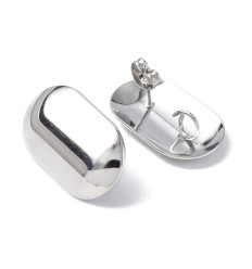 Supports boucles d'oreilles en acier (2pcs)