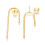 Supports boucles d'oreilles arche (2pcs)