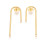 Supports boucles d'oreilles arche (2pcs)