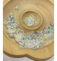 Sequins fleurs 6mm