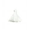 Pompon de coton 3cm - blanc
