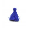 Pompon de coton 3cm - bleu électrique