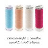 fil à coudre assorti à votre tissu !