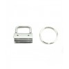 Attache sangle 25mm - argenté
