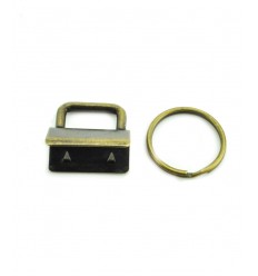 Attache sangle - bronze