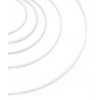 Cercle métallique blanc